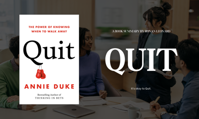 book summary quit by annie duke
